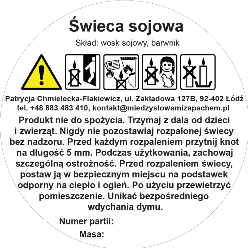 Duszek z Sercem – świeca wolnostojąca